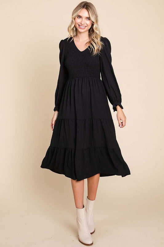 Long hotsell tiered dress