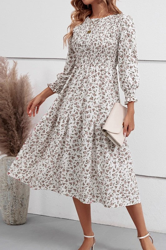 MIDI Floral Dress