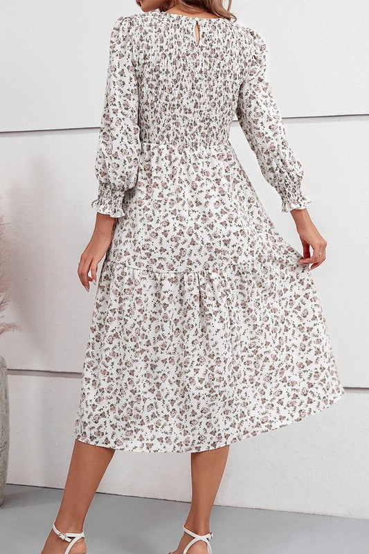 MIDI Floral Dress